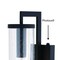 Vaxcel Morgan Park 20-in H 1 Light Black Dusk to Dawn Contemporary Outdoor Wall Lantern Clear Glass T0604 - alternate 10